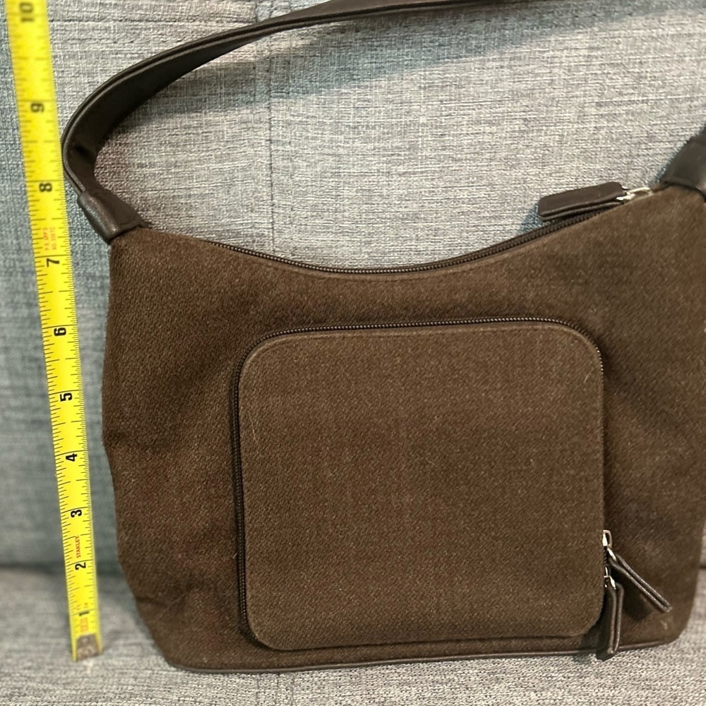 Croft & Barrow Dark Brown Shoulder Bag Purse - Picture 10 of 12